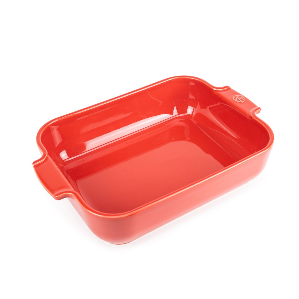 Plat à four rectangle rouge 32 cm - Visuel 0